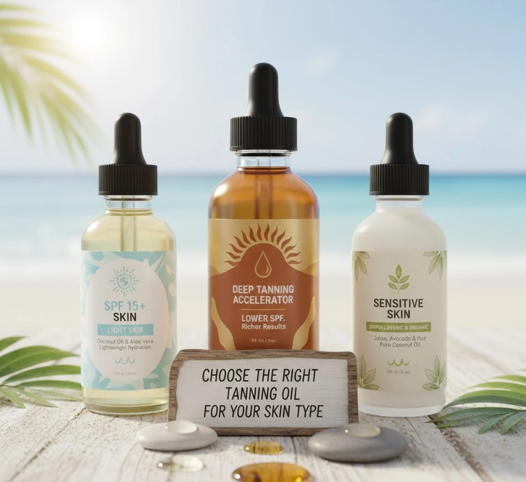 Choose the Right Tanning Oil for Your Skin Type