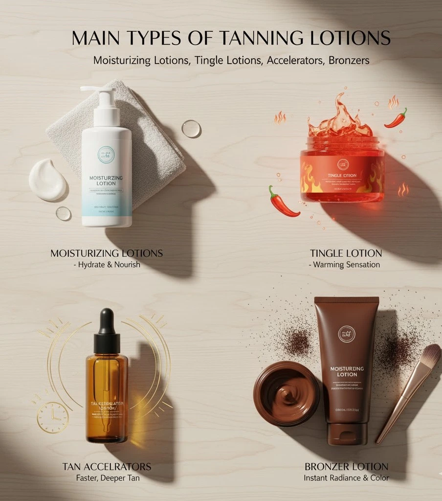 Main Types of Tanning Lotions