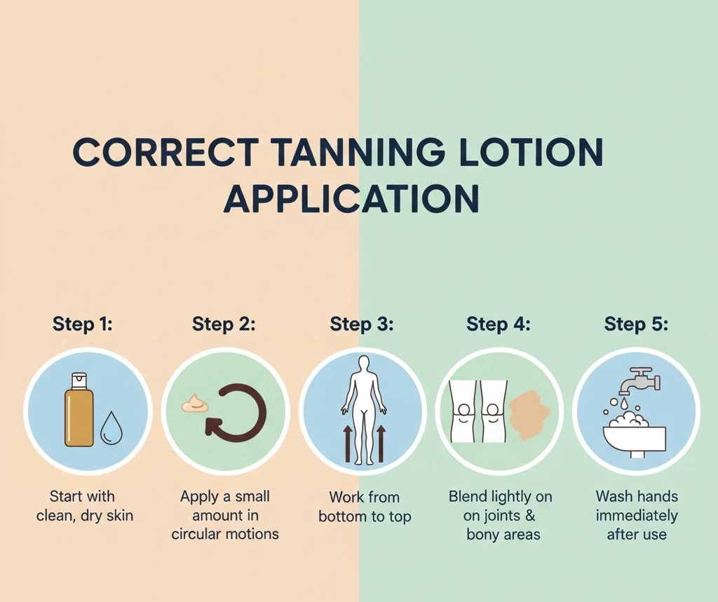 How to Apply Tanning Lotion Correctly