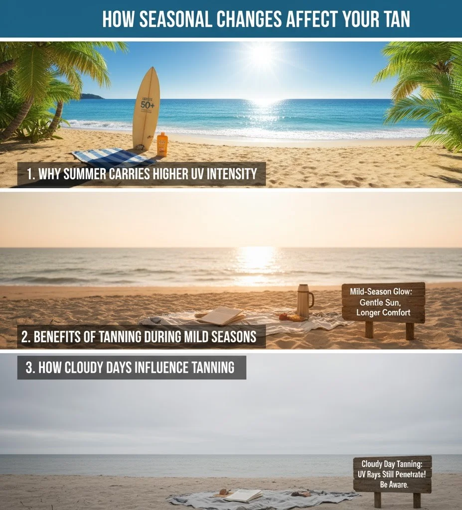 How Seasonal Changes Affect Your Tan