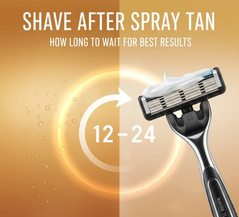 Shave After Spray Tan