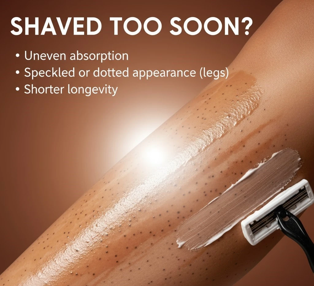 What if you shaved too soon or you forgot to prep properly?