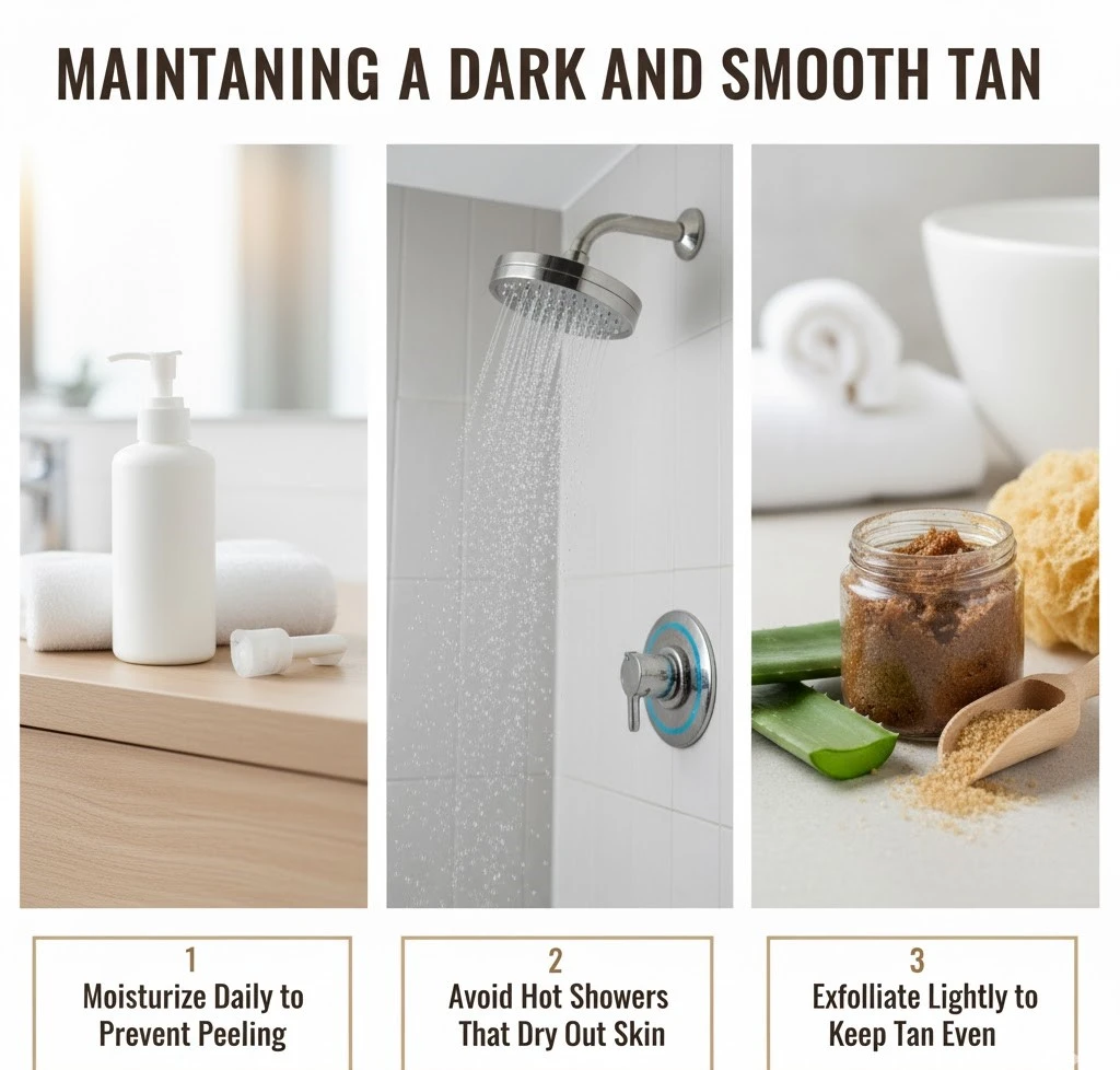Tips for Maintaining a Dark and Smooth Tan