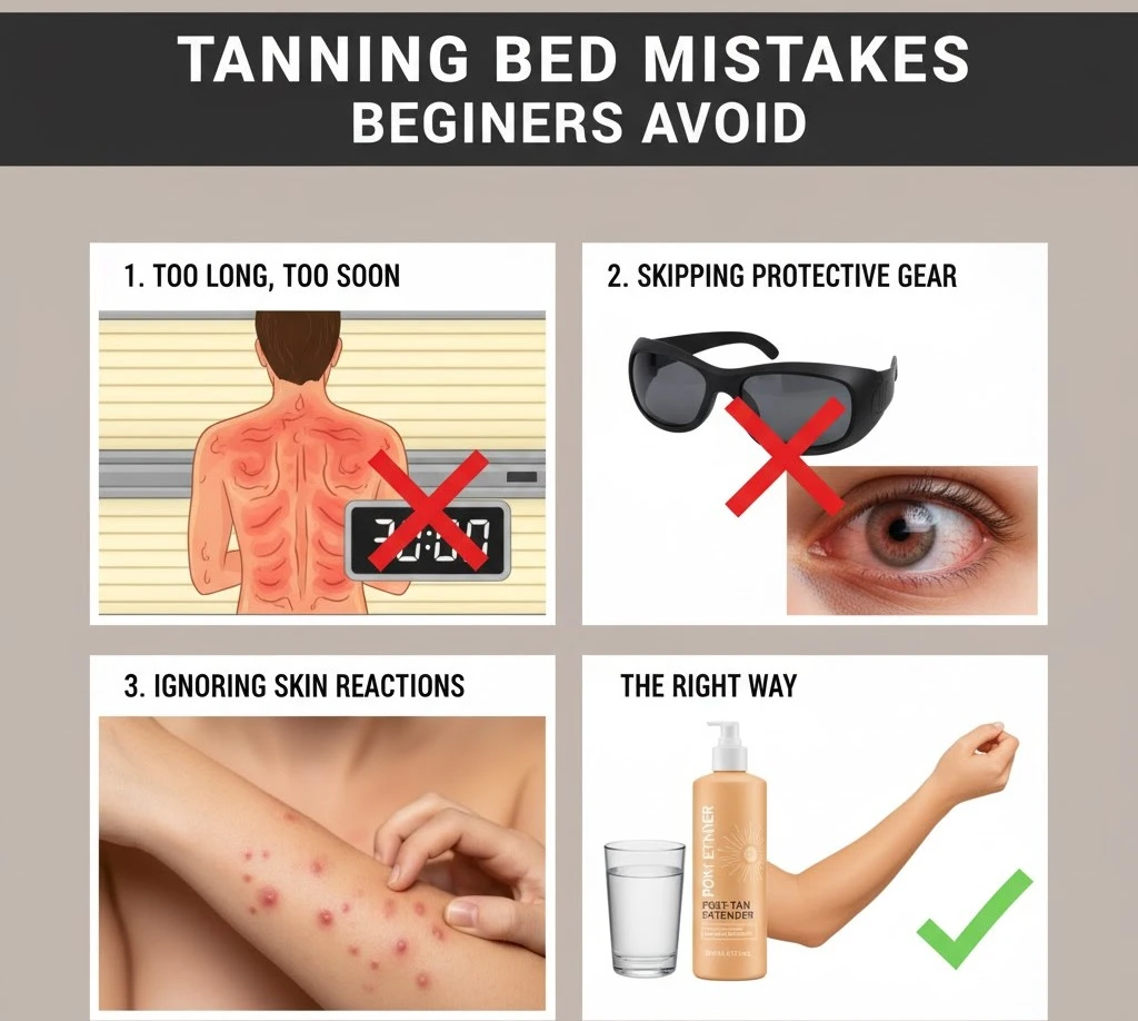 Tanning mistakes beginners should avoid