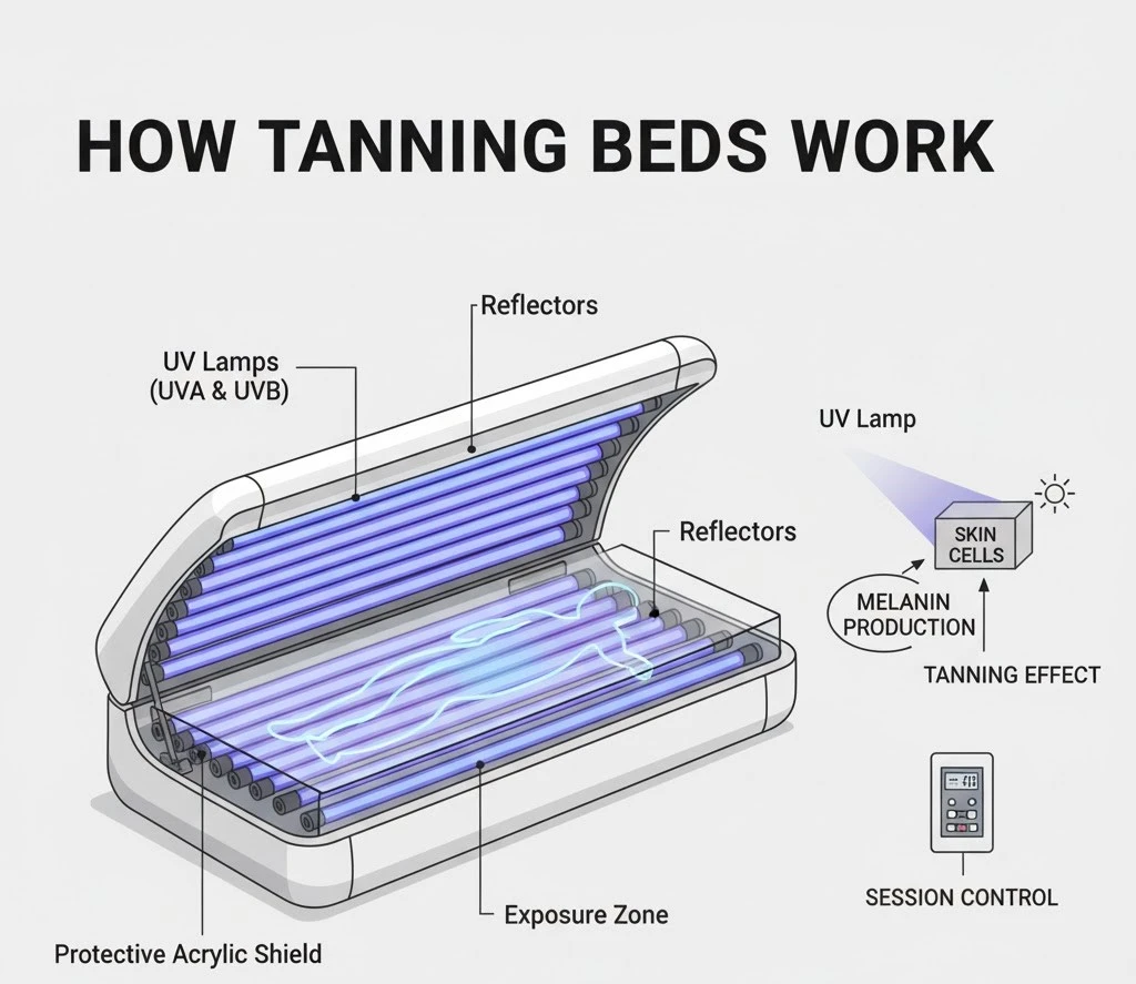 How Tanning Beds Work