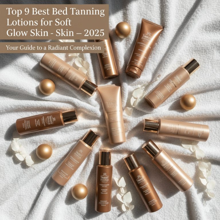 Top 9 Best Bed Tanning Lotions for Soft Glow Skin